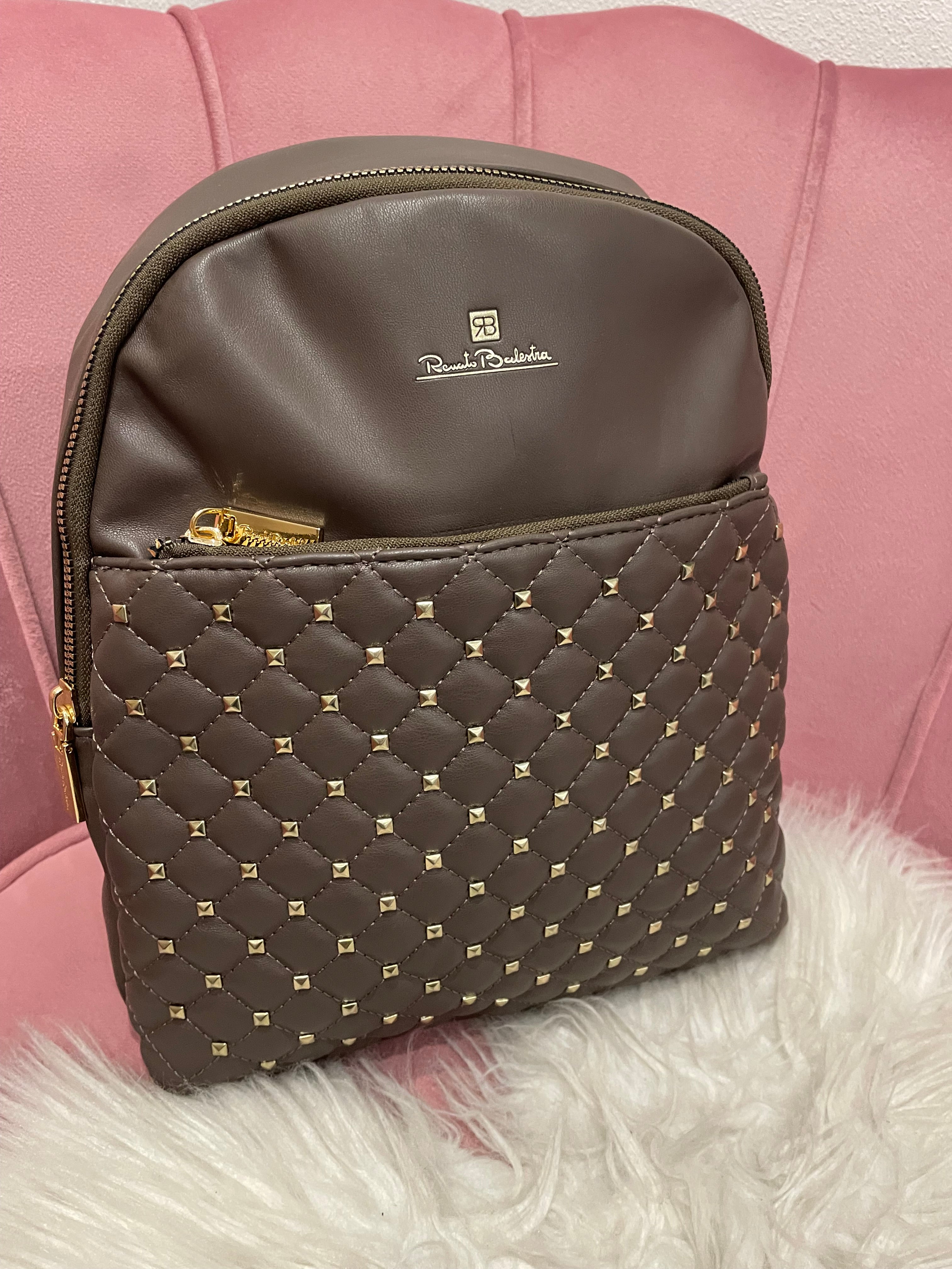 Zaino RB borchie oro