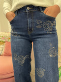Jeans Wide Leg Gioiello