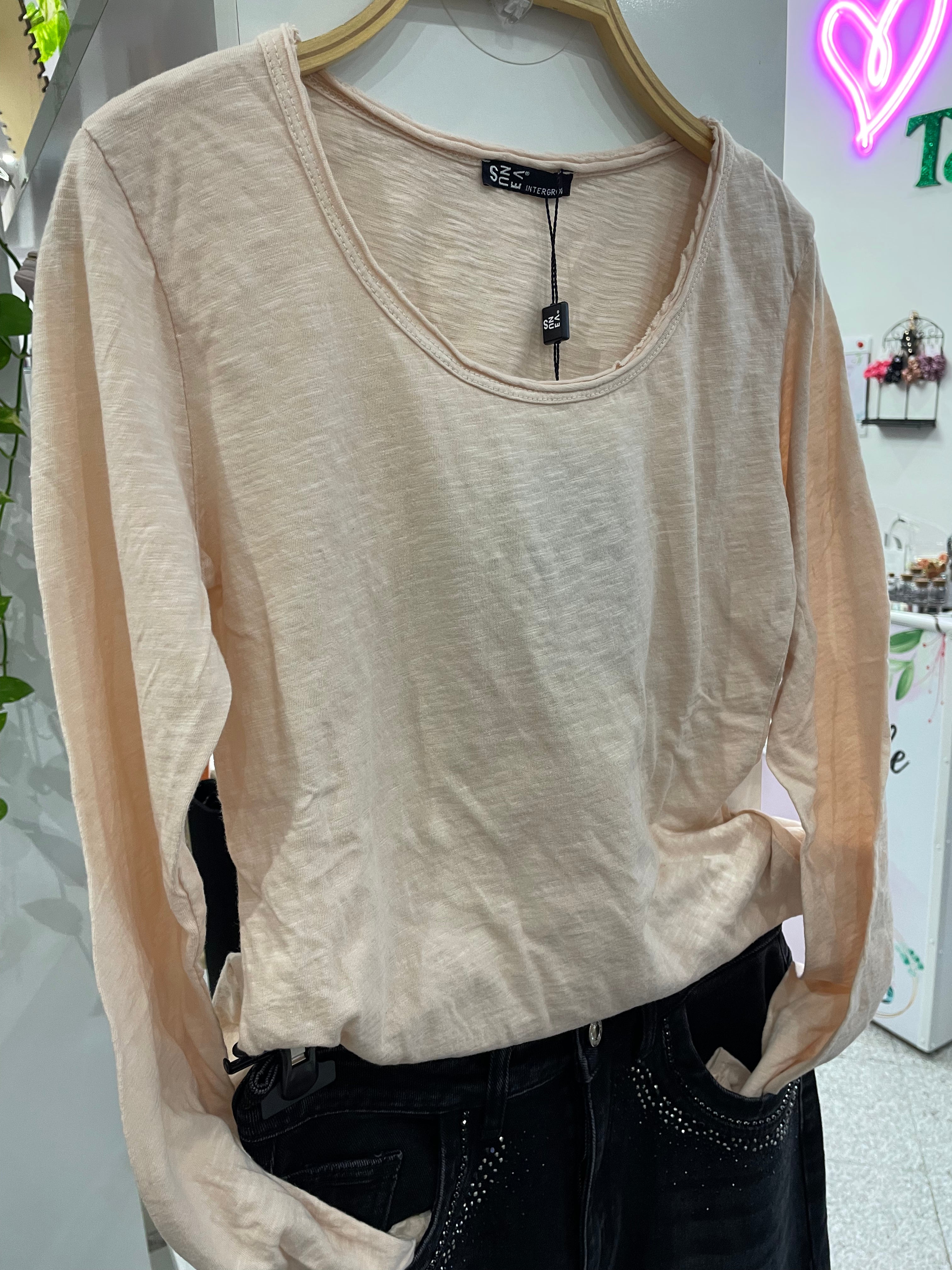 T-shirt “fiamma” manica Lunga