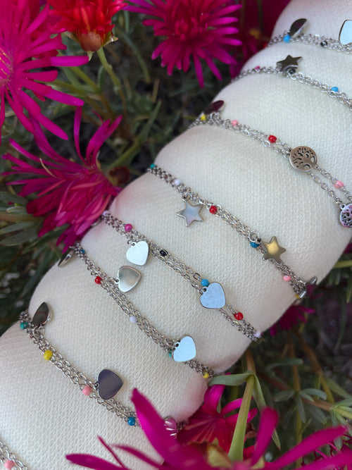 Bracciale acciaio doppio filo