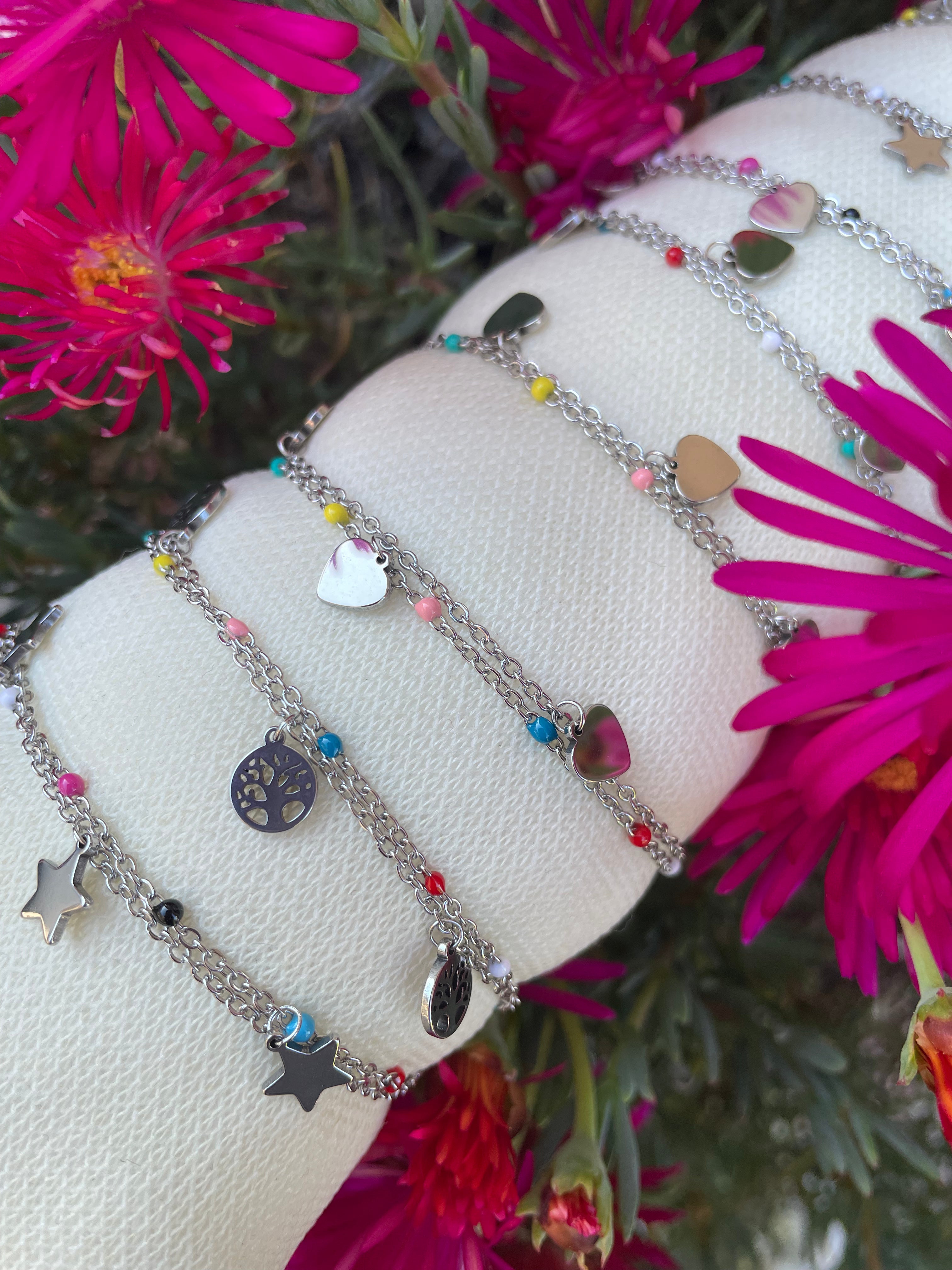 Bracciale acciaio doppio filo