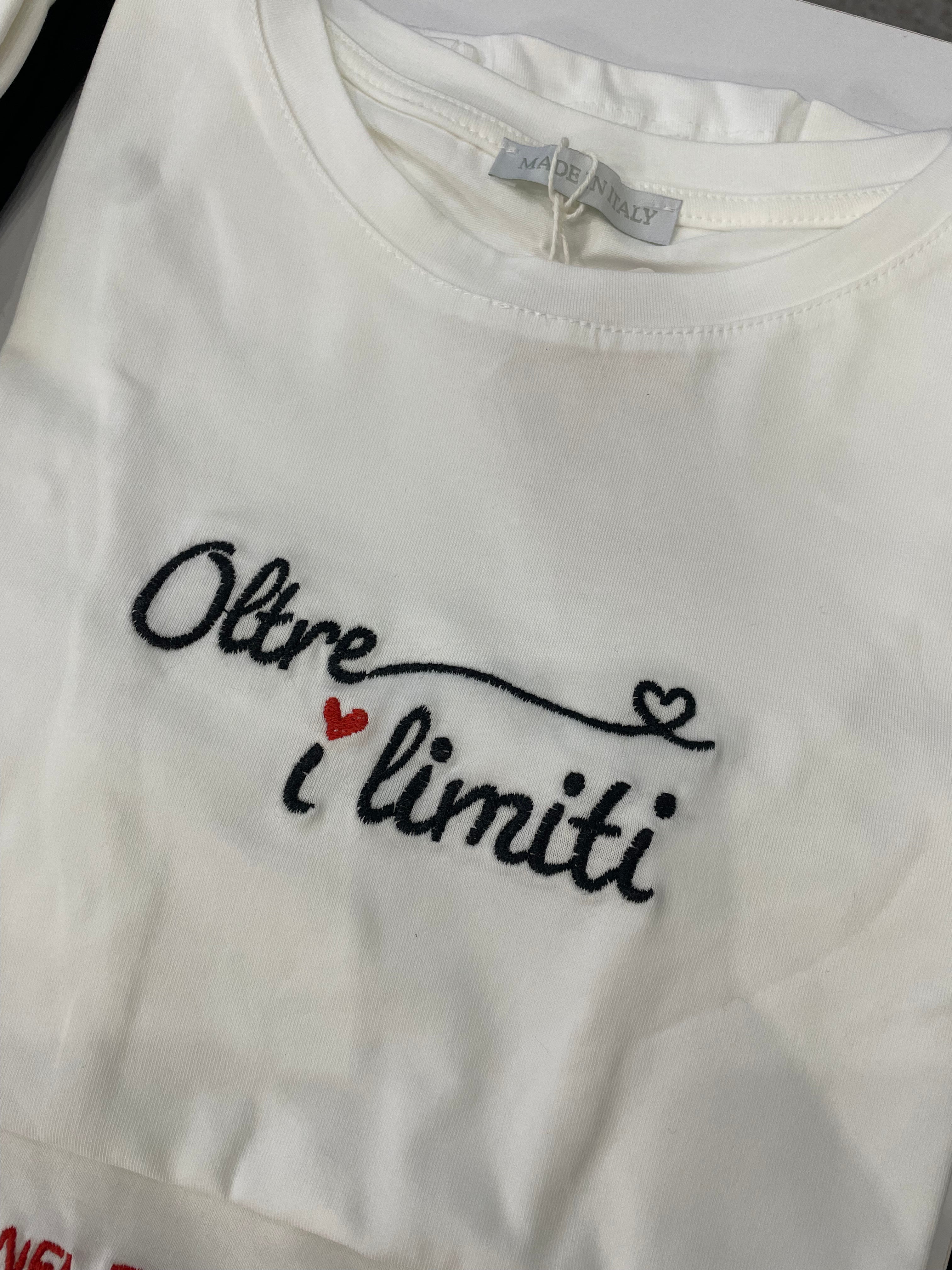 T-shirt ricamo